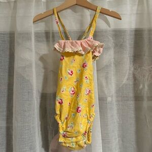 Cheeky Plum 12M floral romper